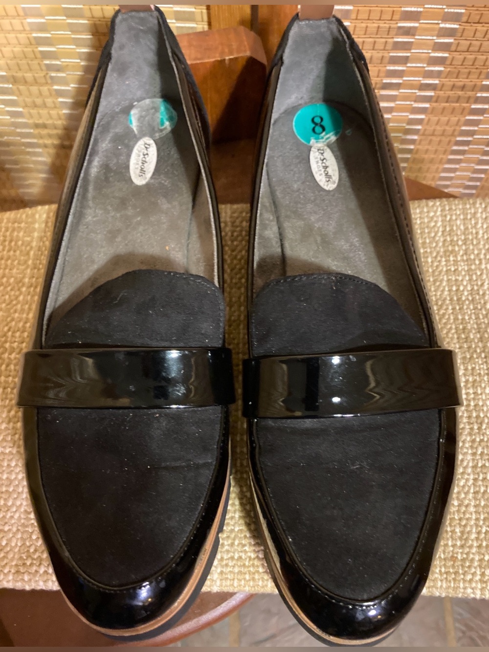 | Dr Scholls | Women's Black Webster Loafer/Shoes - Size 8 - Picture 9 of 9
